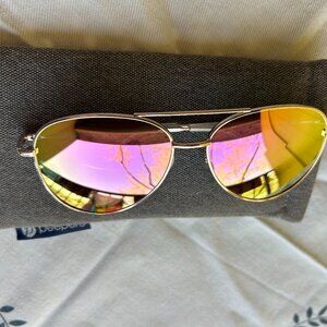 Stylish Ultraviolet Aviator Bifocal Sunglasses +2.50